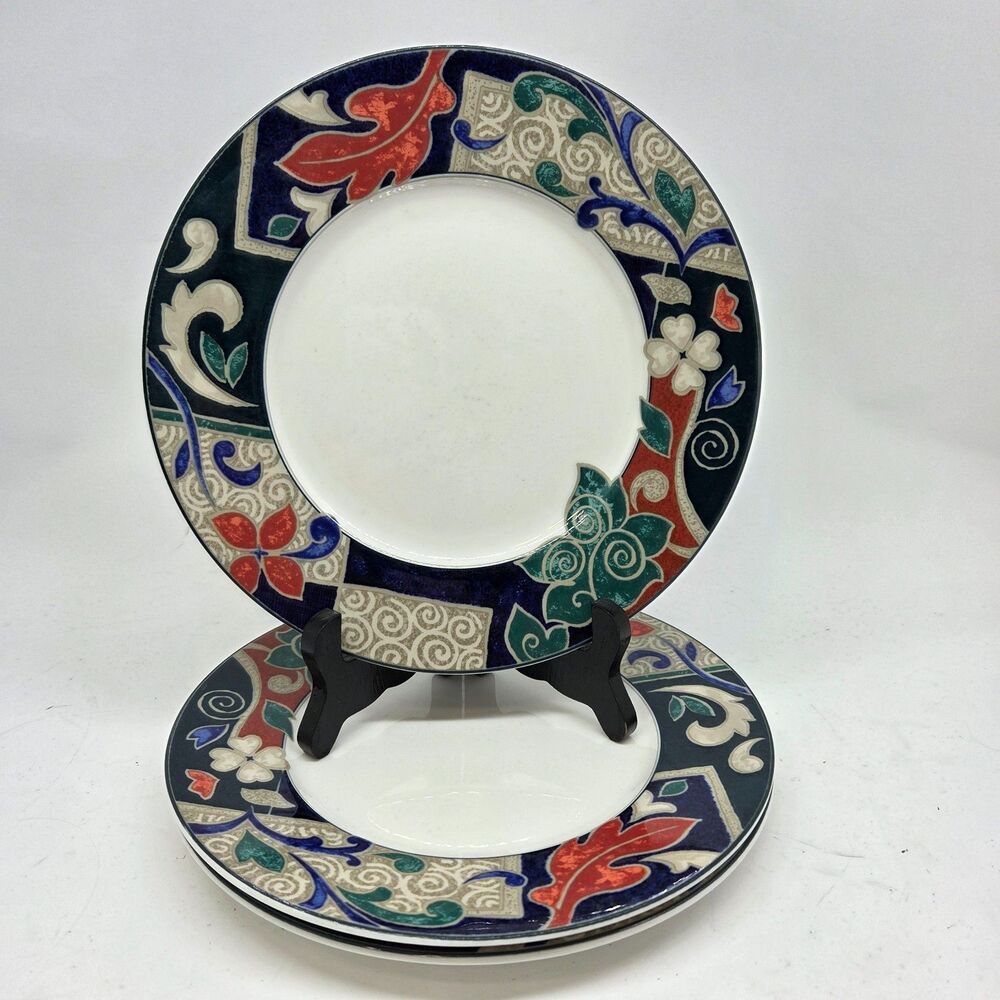 Christopher Stuart Optima Pashas Palace 8.5" Salad Plates Set Of 3